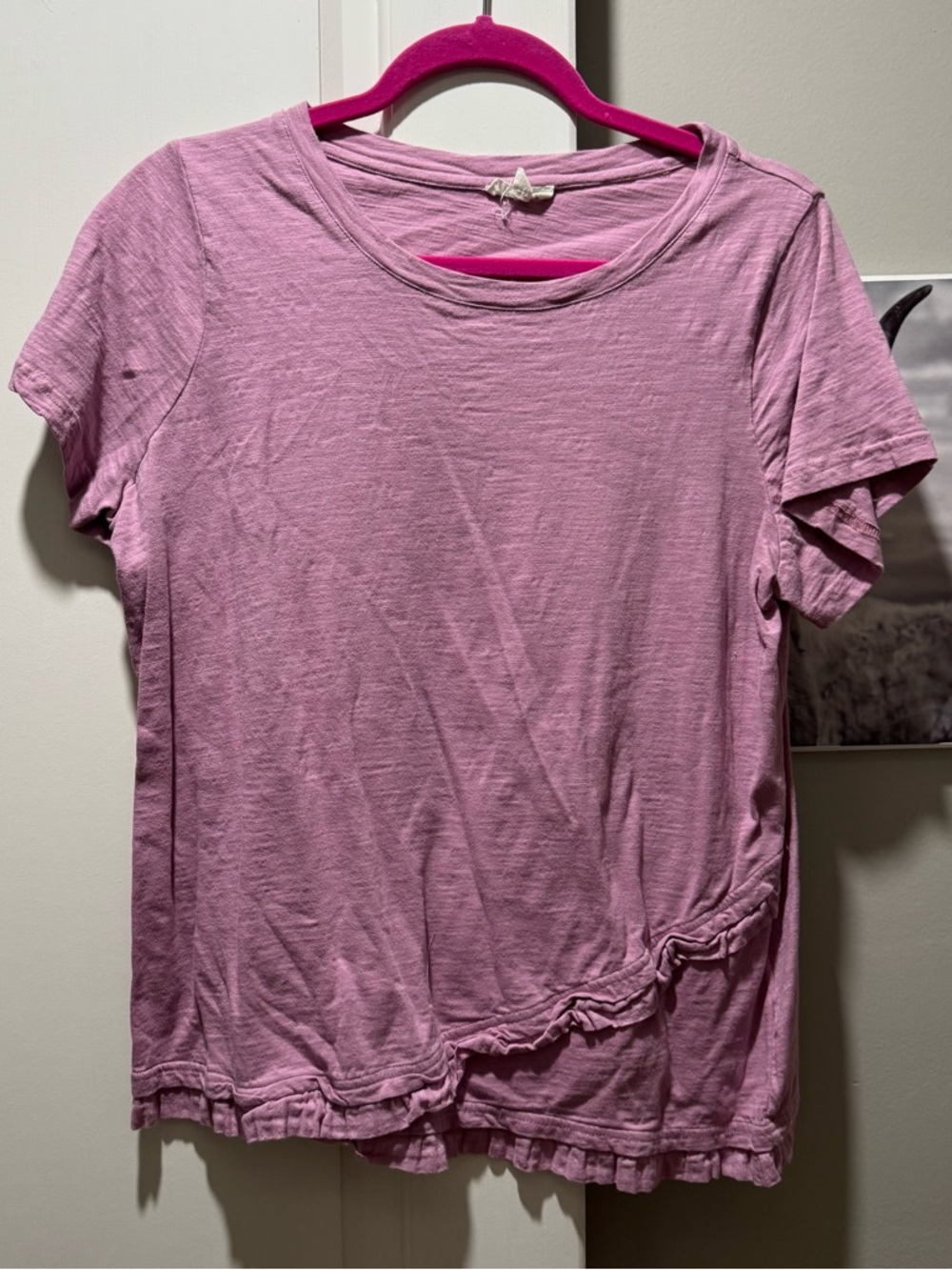 Cotton bleu t shirt blouse